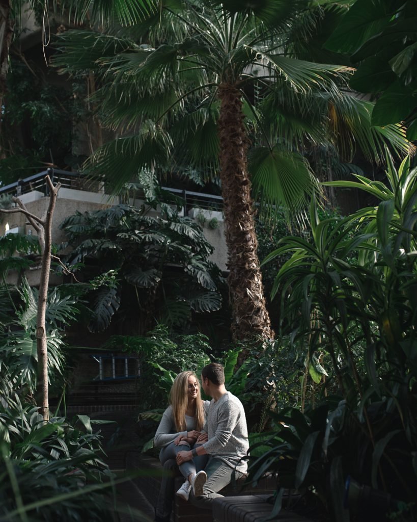 engagement shoot Barbican