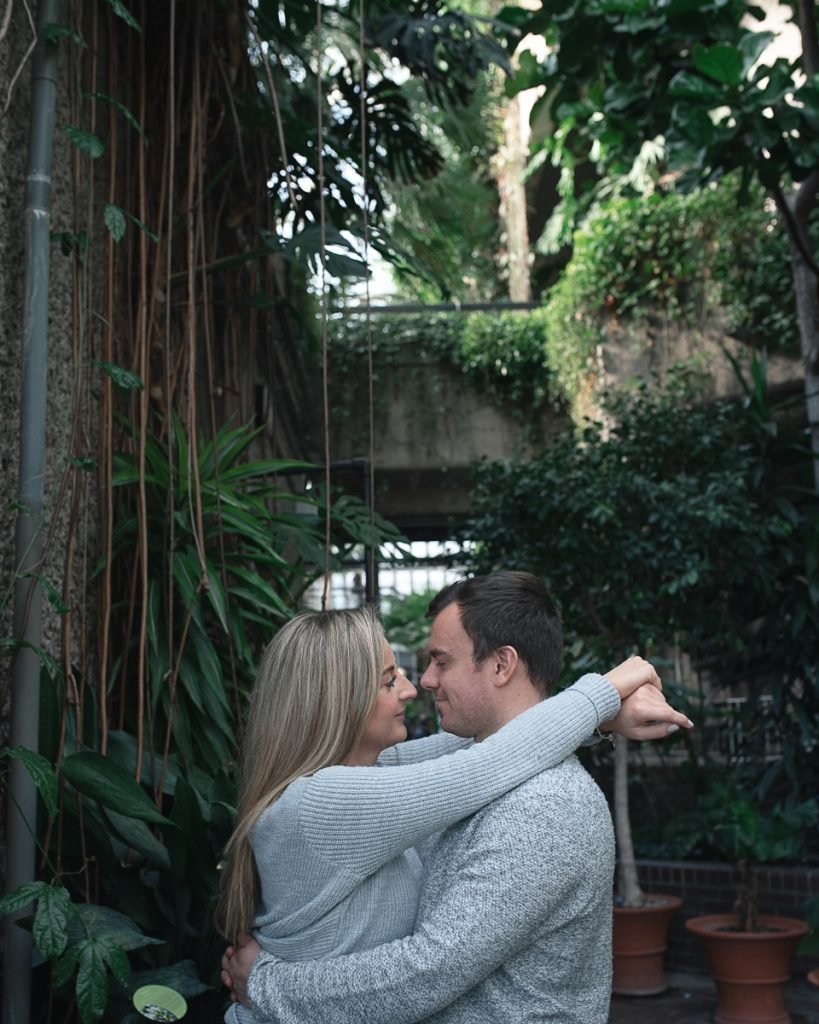 couple shoot Barbican