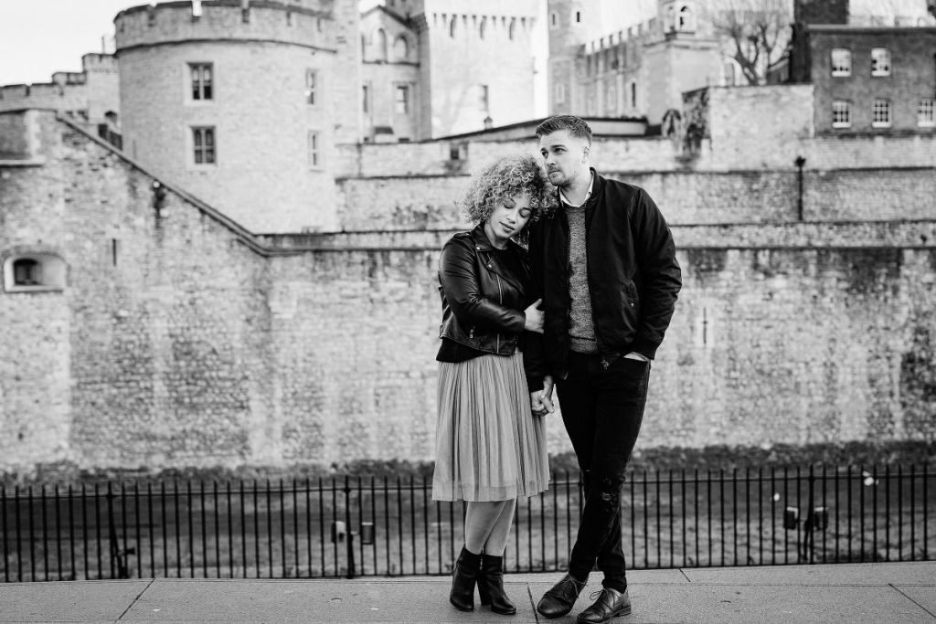 Couple shoot Tower of London