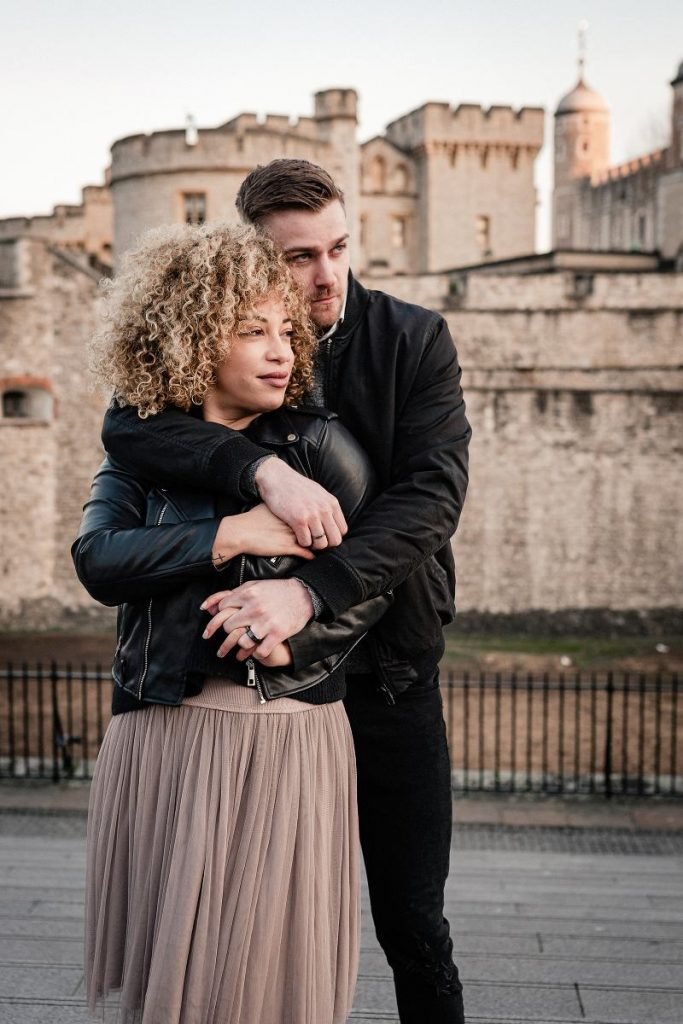 Couple shoot Tower of London