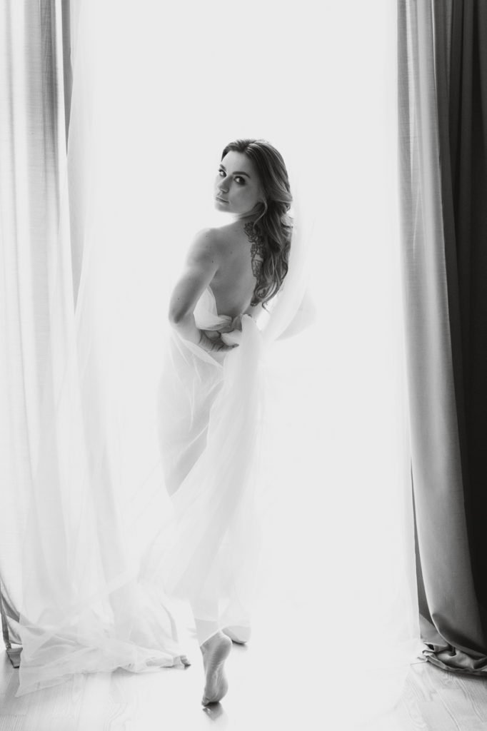 Sensualna sesja w bieli Lublin