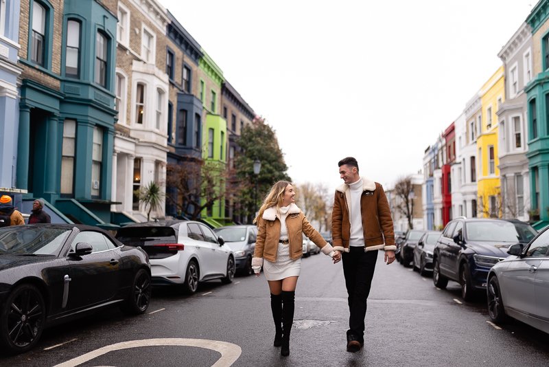 London's style engagement session