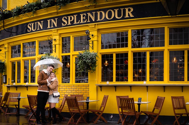 Notting hill engagement shoot