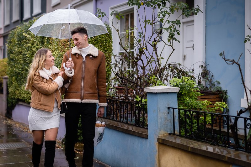 London's style engagement shoot