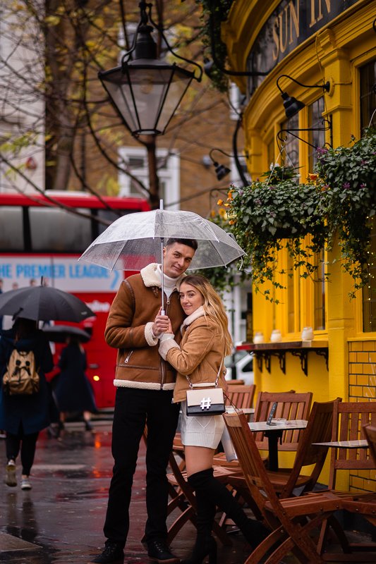 Notting Hill engagement shoot