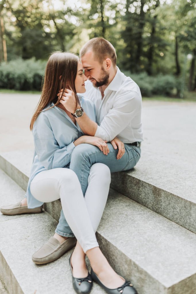 sesja narzeczeńska Ogród Saski Lublin