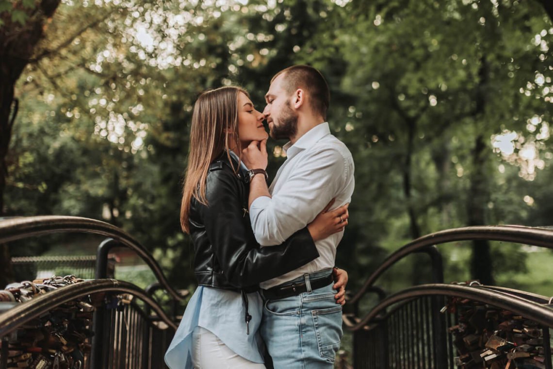 sesja zareczynowa Ogrod Saski Lublin