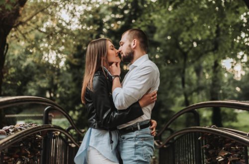 sesja zareczynowa Ogrod Saski Lublin