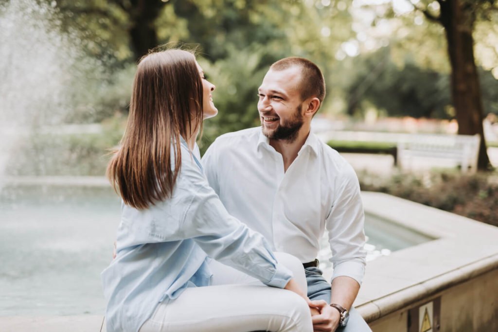 sesja narzeczeńska Ogród Saski Lublin