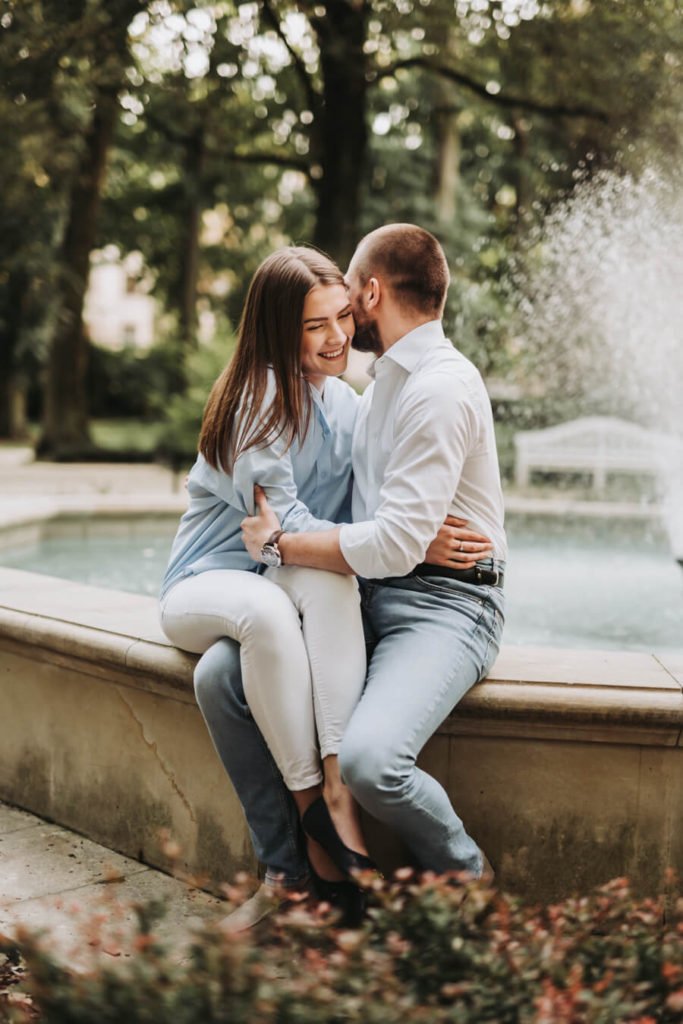 sesja narzeczeńska Ogród Saski Lublin