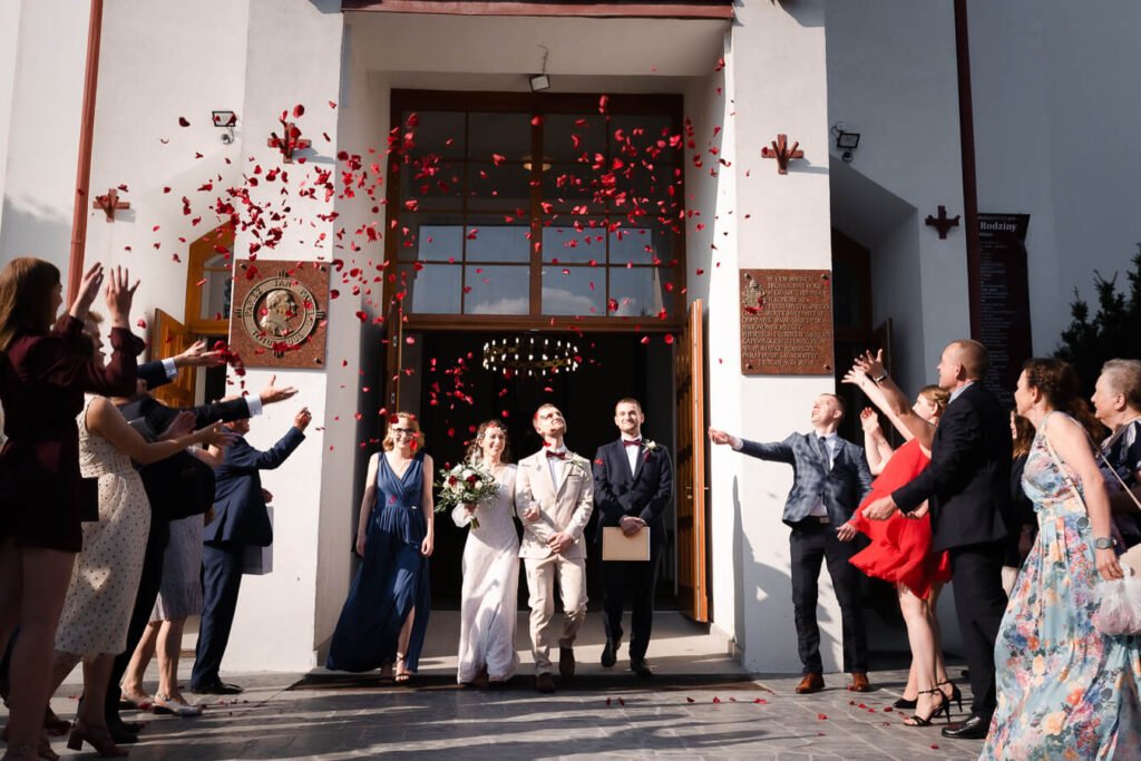 Ślub w kościele pod Wezwaniem Świętej Rodziny Lublin