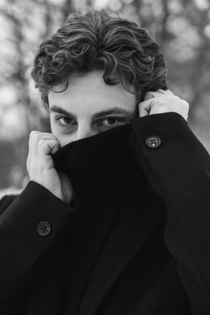 black and white men portraits