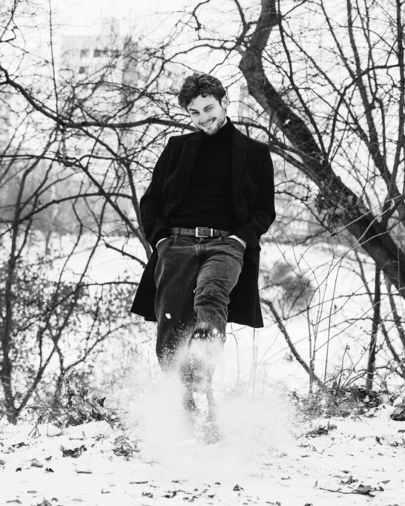 black and white men portraits