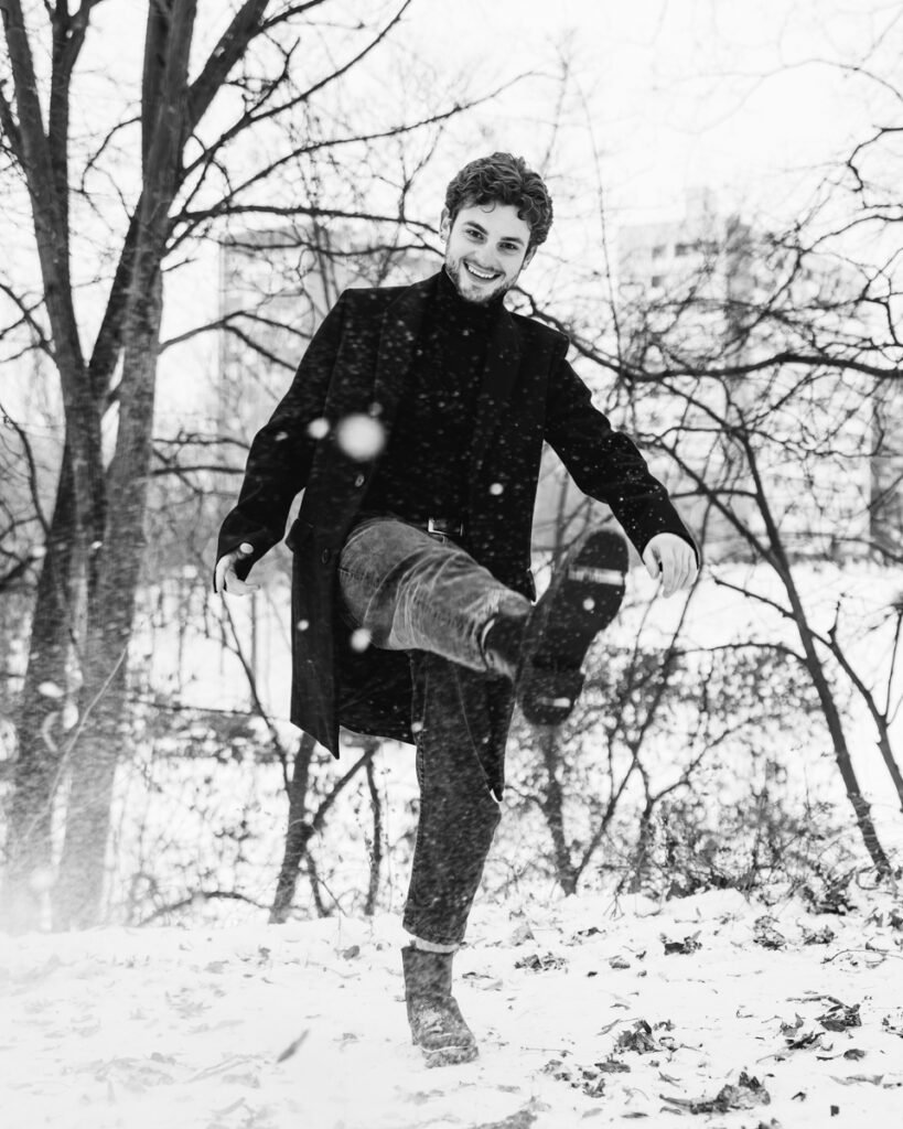 black and white men portraits