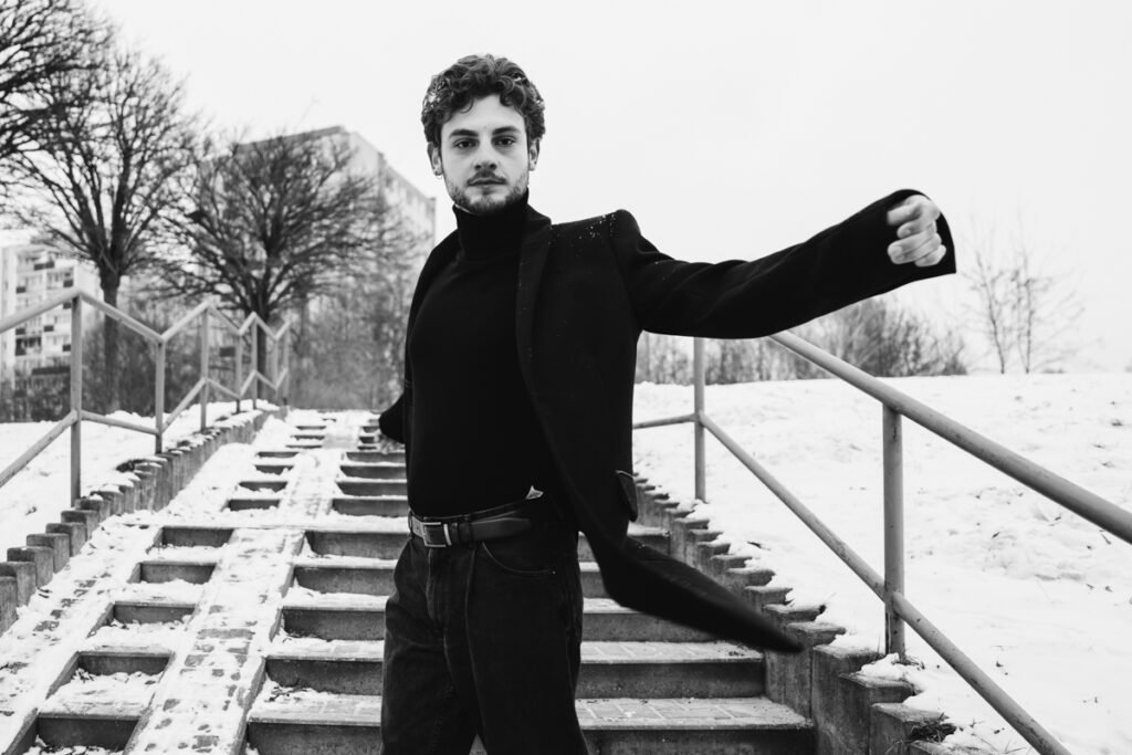 black and white men portraits